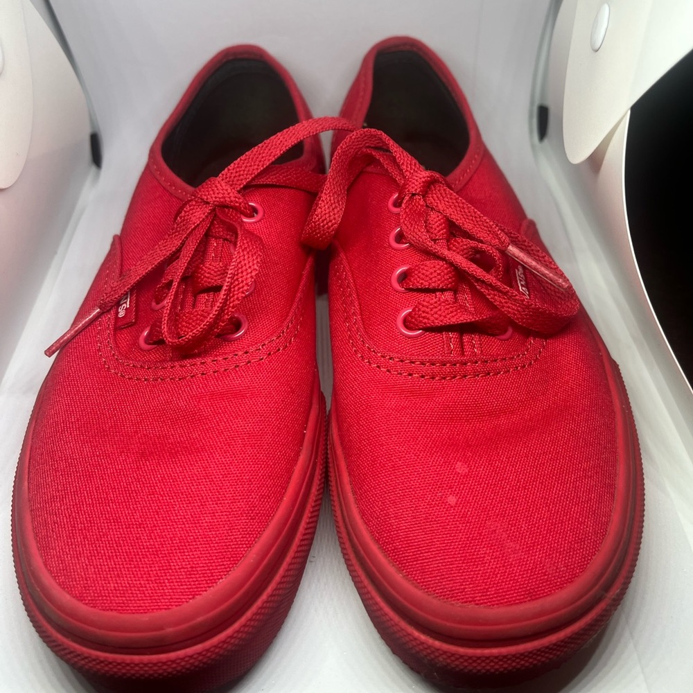 VANS AUTHENTIC TRUE RED/BLK